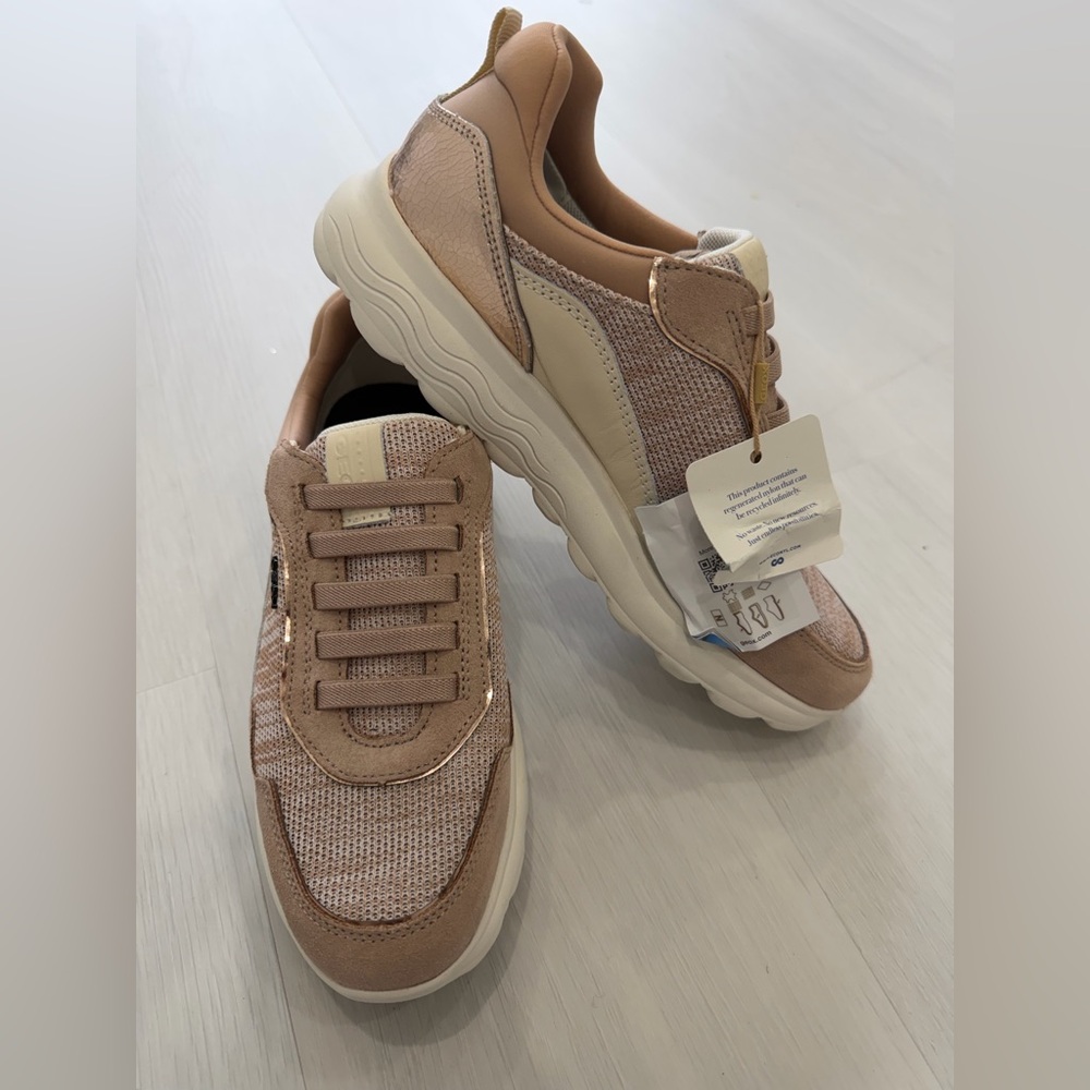 Geox Women's Pink "Spheric" Sneakers 7/7.5 - Picture 4 of 9